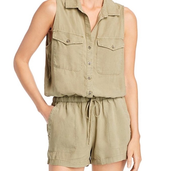 Bella Dahl Pants - -Bella Dahl Utility Drawstring Romper